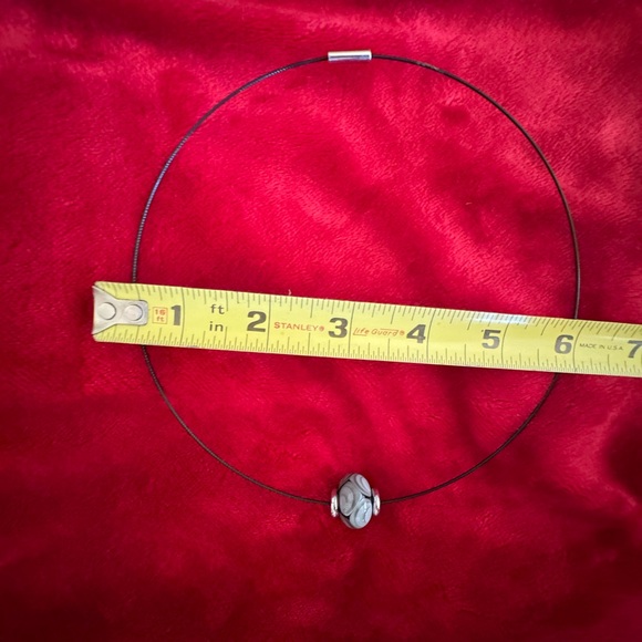 Circle colar style beaded necklace - Picture 4 of 7